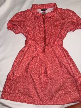 Vince Camuto Kids Pink Floral Print Dress